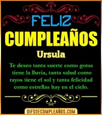 GIF Frases de Cumpleaños Ursula